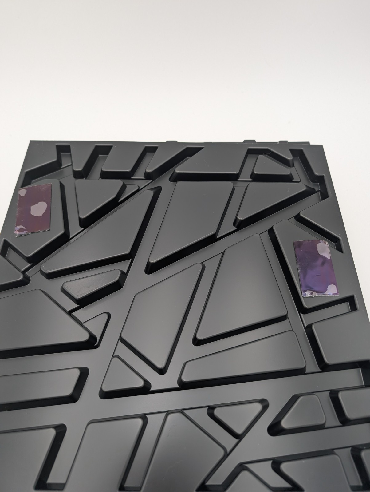 12"x12" Paintable 3D Wall Panels – Black Accent for Living Room & Gaming 30 Pk