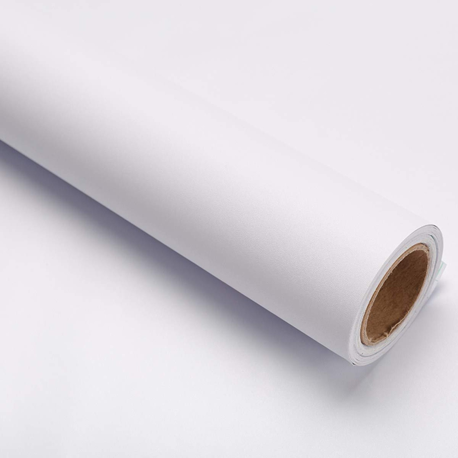 White Self Adhesive Wallpaper Peel and Stick Film White Wallpaper Stick Paper…
