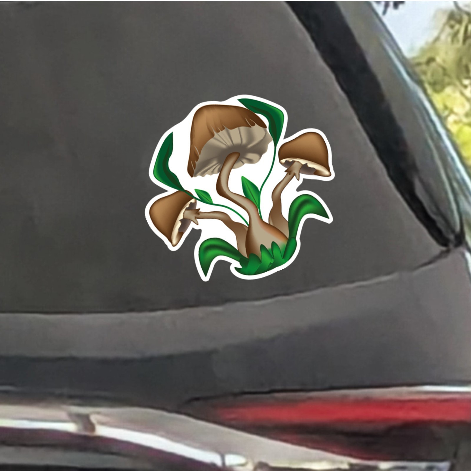 Mushroom Vinyl Sticker Cute Fungi Decal for Laptop Water Bottle Car Waterproof