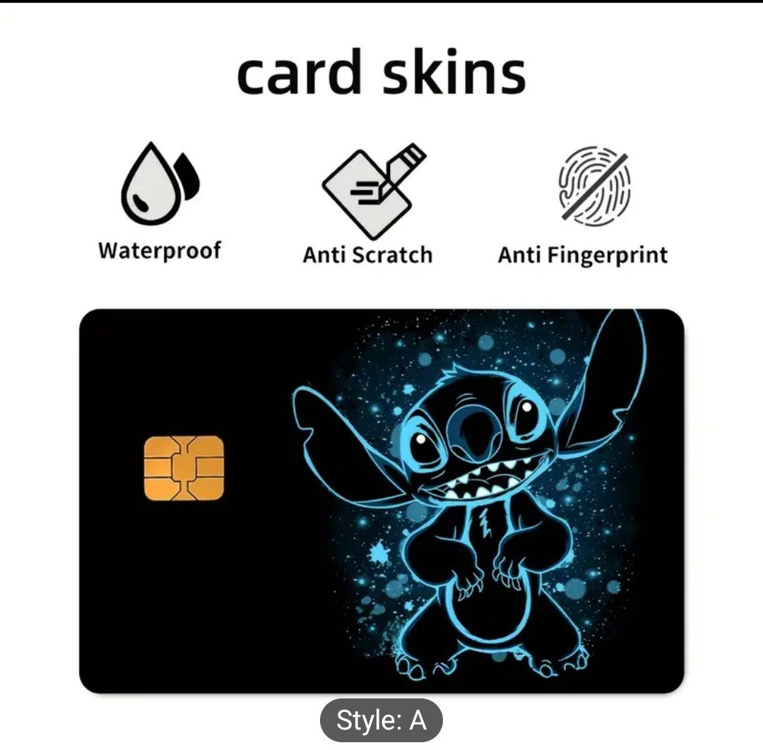 Lilo And Stitch Credit Debit Card Sticker Skin Free Shipping