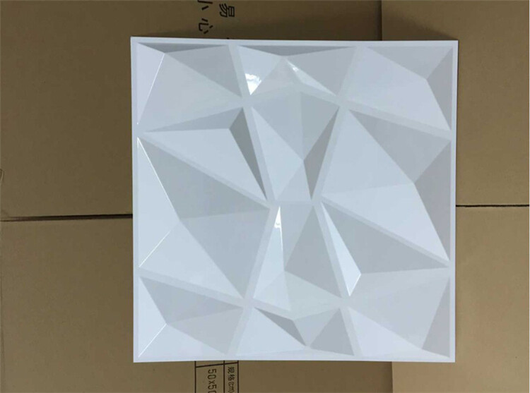 12x 3D Wall Panels PVC Geometric Brick Art Design DIY 11.8'x11.8' Wallpaper Kit