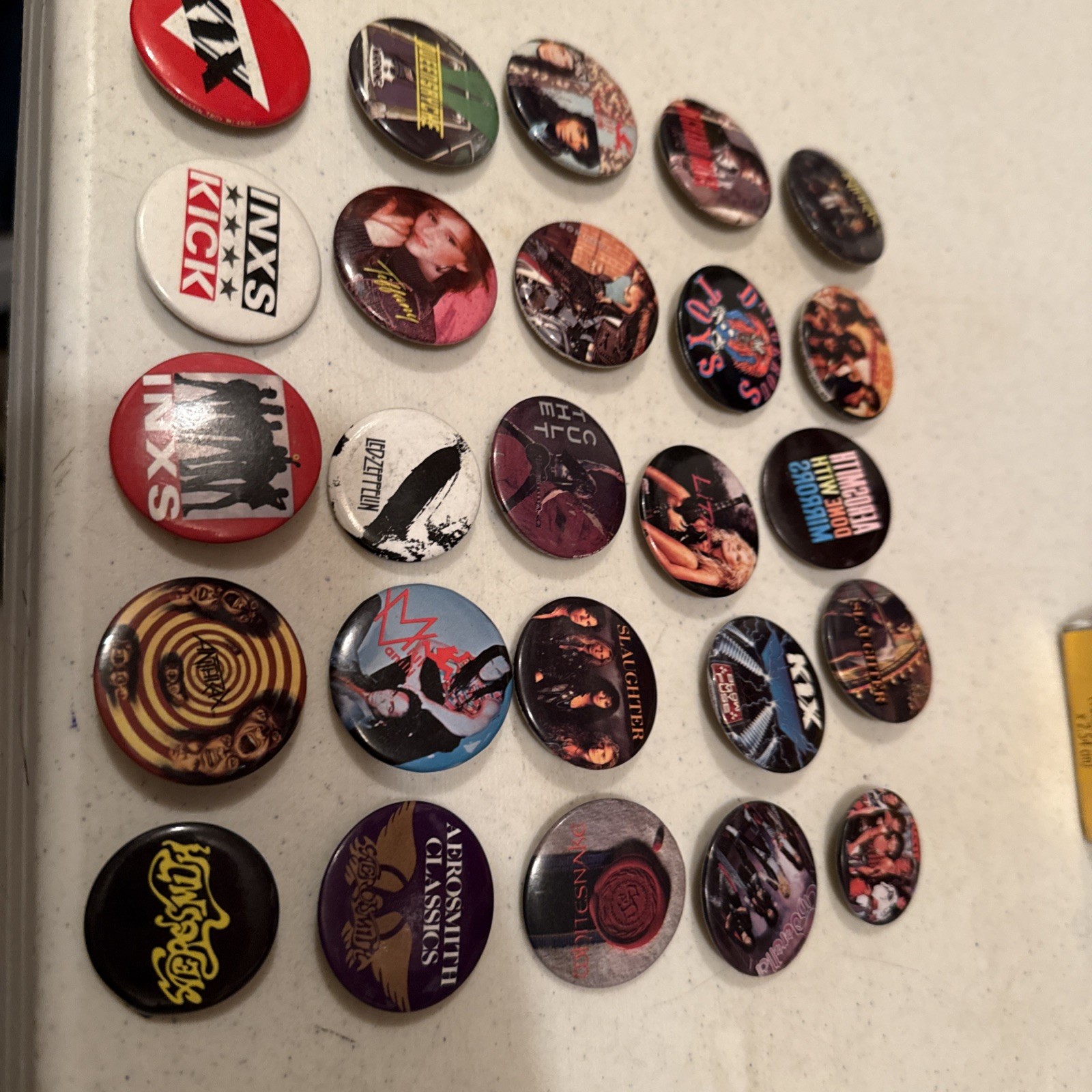 Metallica Ac/ Dc Def Leaped. Rock And Roll 1.5 Pins Choice