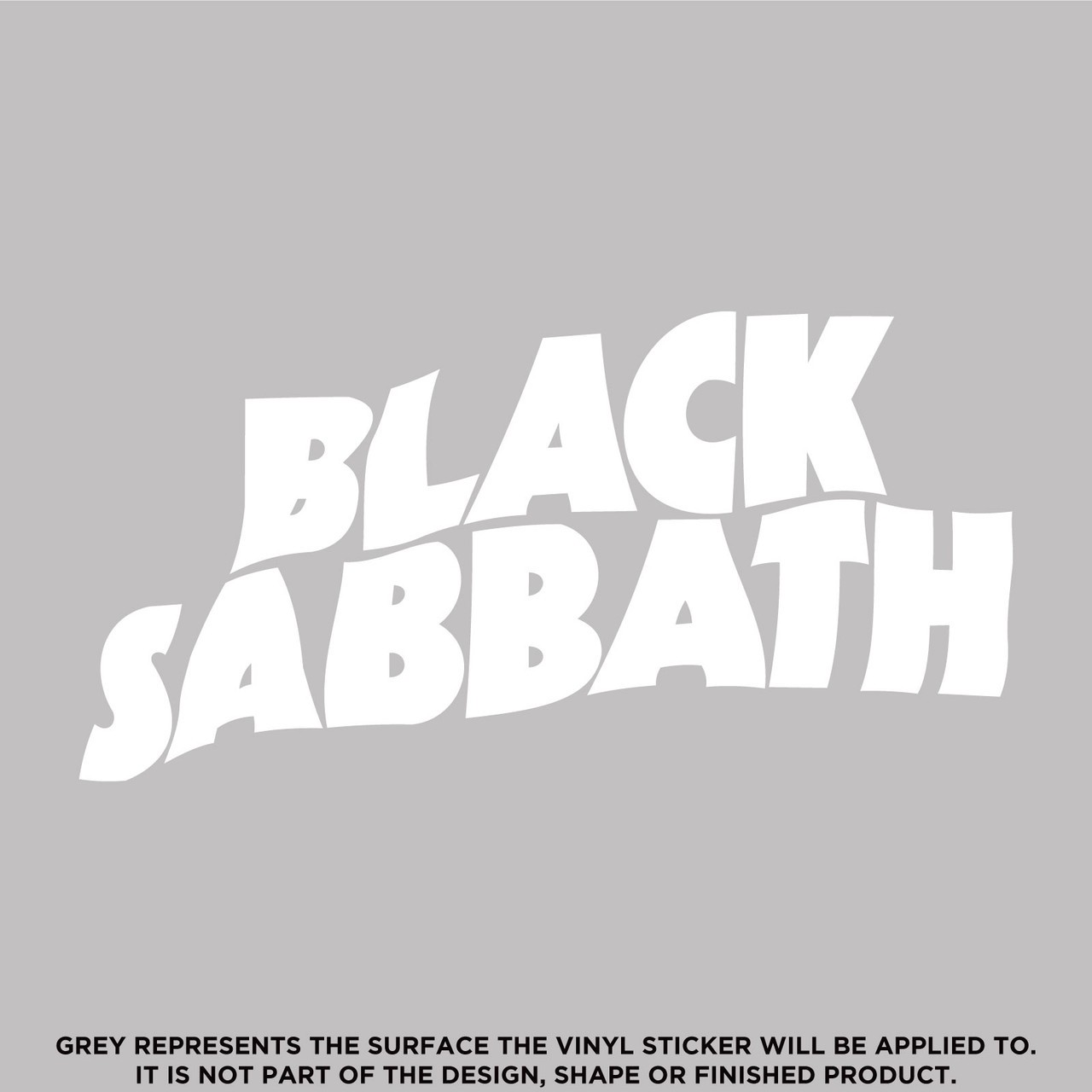 Black Sabbath Die Cut Text