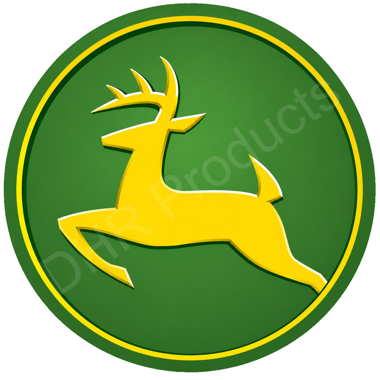 John Deere Vintage Tractor Logo Vinyl Sticker/Decal 10