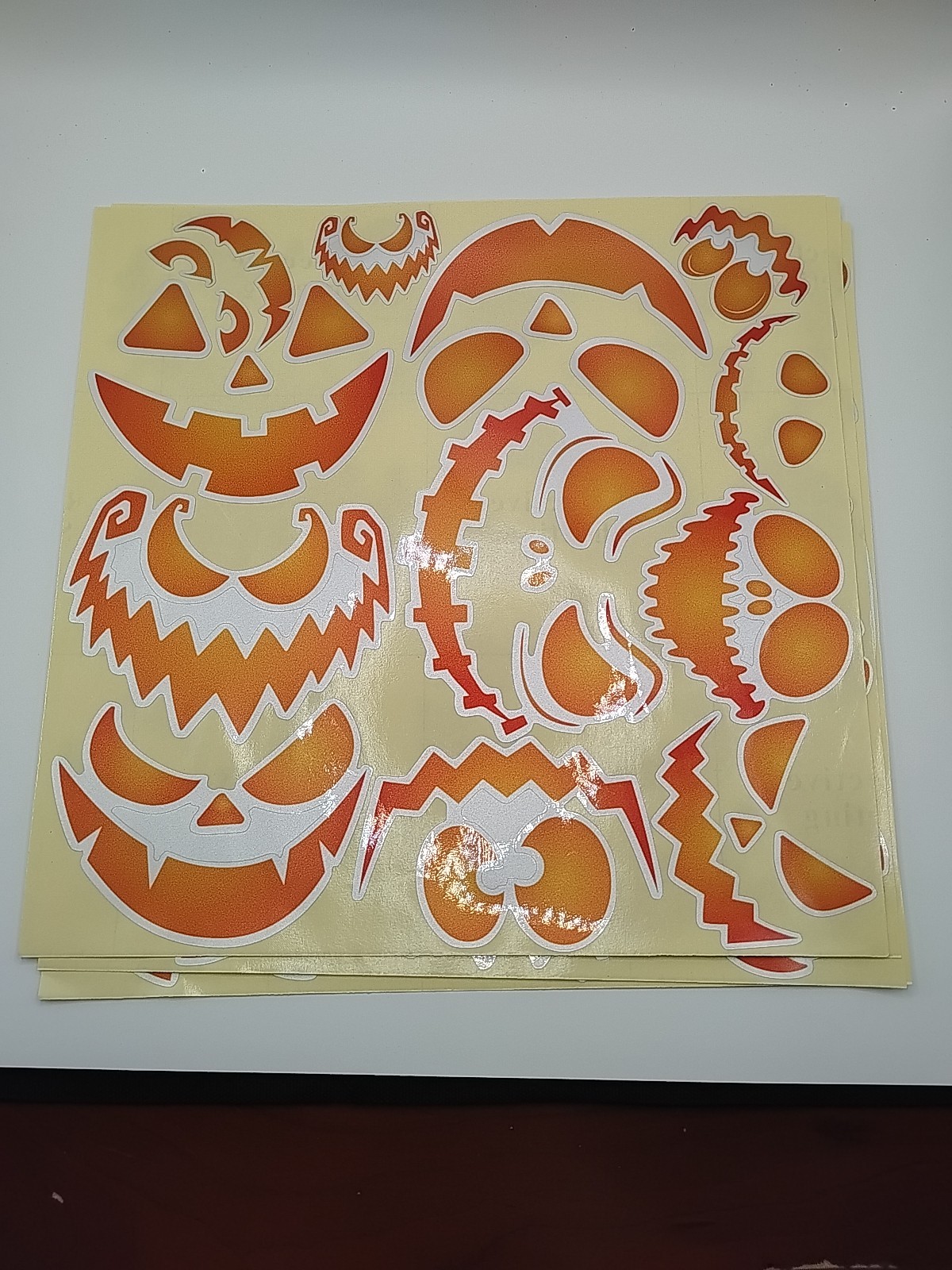 Halloween Ghost Face Wall Sticker Decor Easma