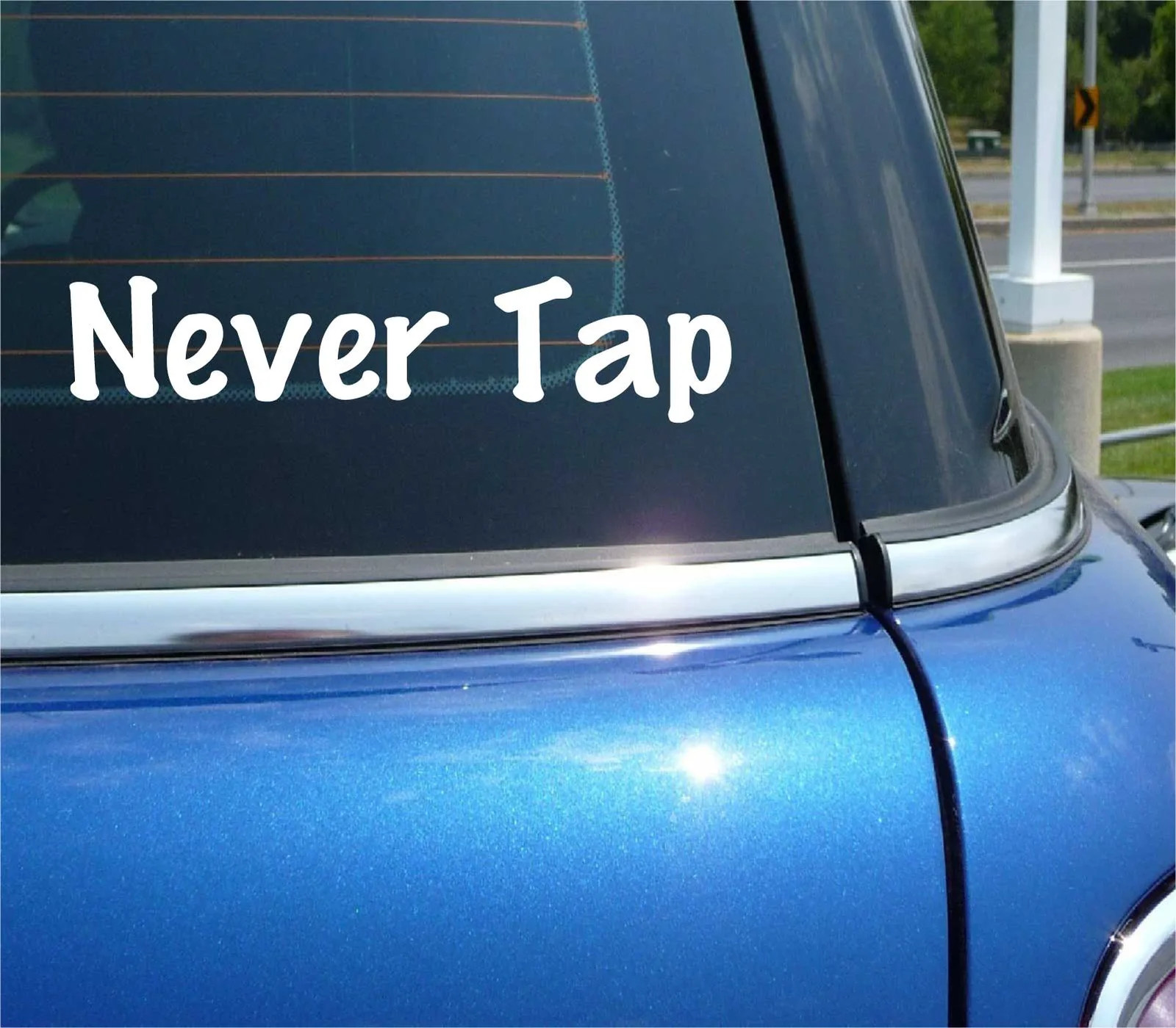 NEVER TAP DECAL STICKER FIGHT SUBMISSION WRESTLING CONTEST CAR TRUCK