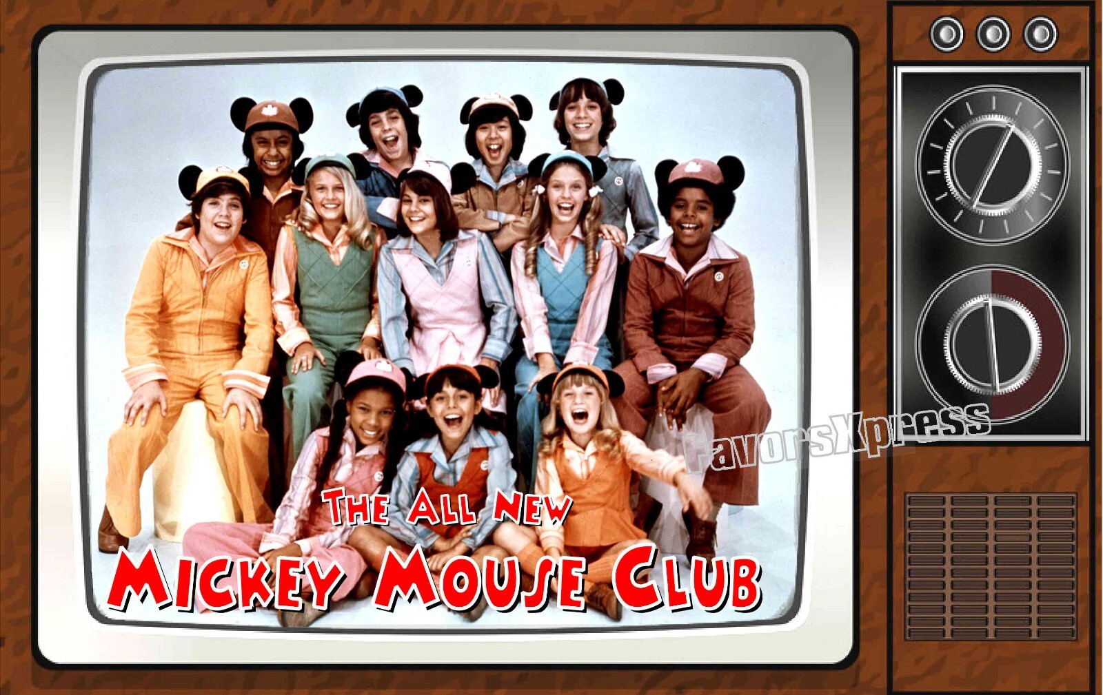 The All New Mickey Mouse Club Classic TV Show PHOTO MAGNET 4 X 2.5 INCHES