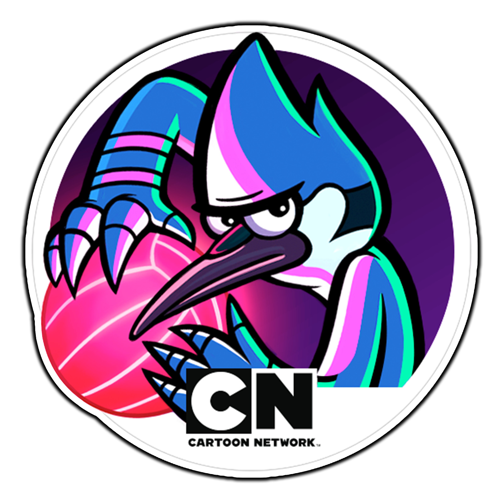 Regular Show Grudgeball Logo #1 Sticker Waterproof Vinyl Decal DieCut Laptop Car