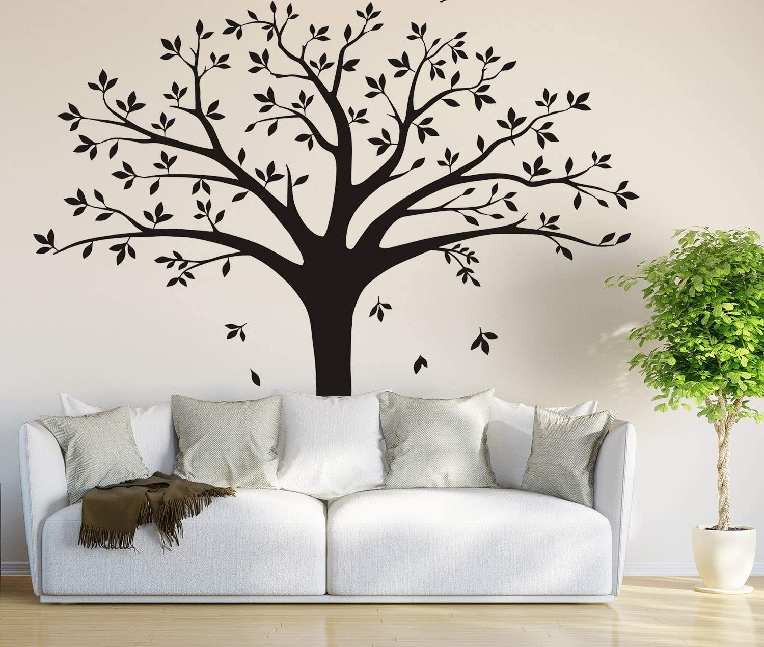 Large Family Tree Wall Decal Family Tree Photo Wall Decal Vinyl Tree Wall Sti…