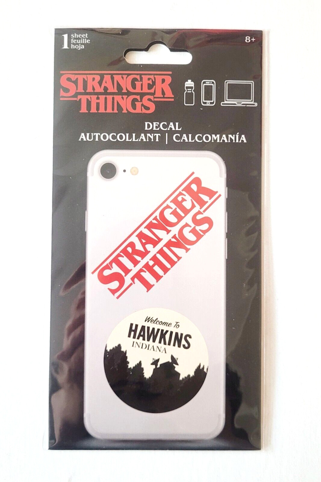 NEW Stranger Things Welcome To Hawkins Stickers – Any Phone Laptop Decal Sticker