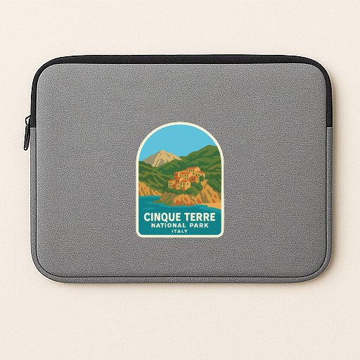 Cinque Terre Italy Iron On Heat Transfer Vinyl HTV Die-Cut World National Parks