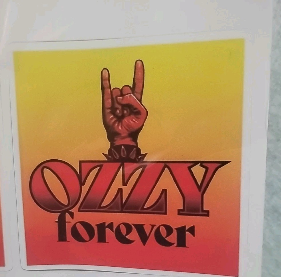 OZZY OSBOURNE 2.5×2.5 Vinyl Die Cut Car Decal – Waterproof New