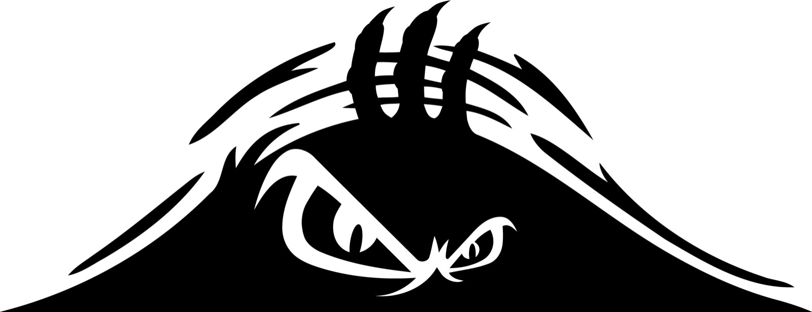 Peeking Angry Eyes Vinyl Decal Made in USA Assorted colors & sizes Auto 6+yrs