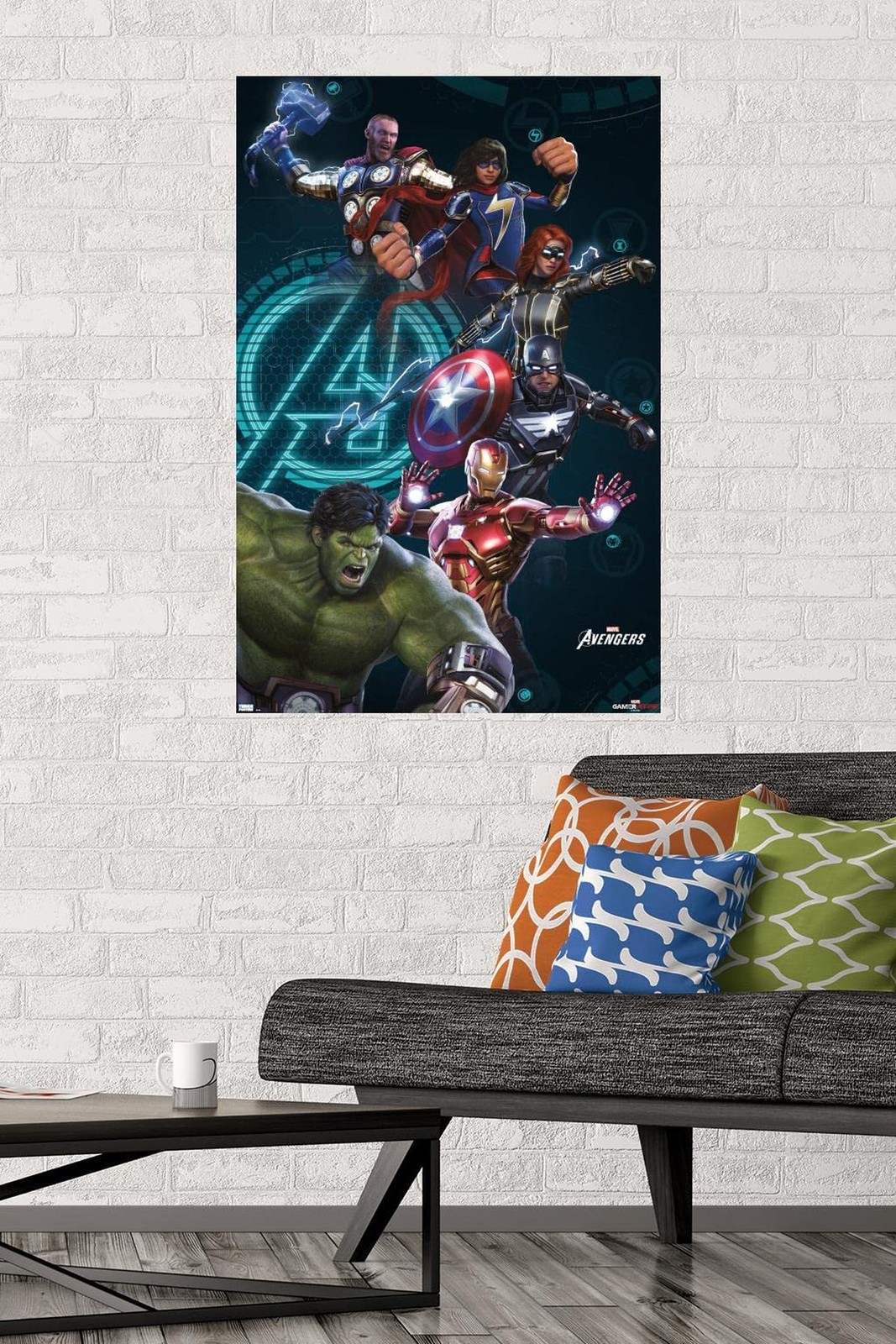 Trends International Marvel's Avengers – Group Wall Poster, 22.375" x 34", Un…