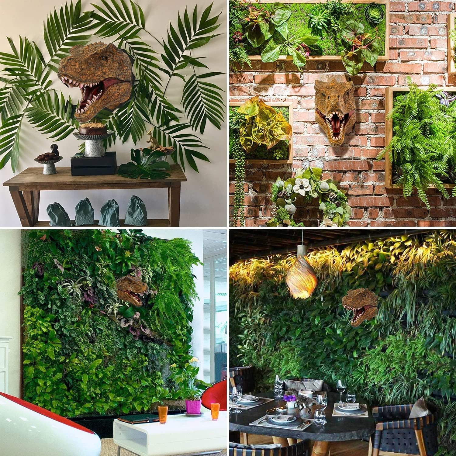Realistic Small T-Rex Wall Mount Sculpture