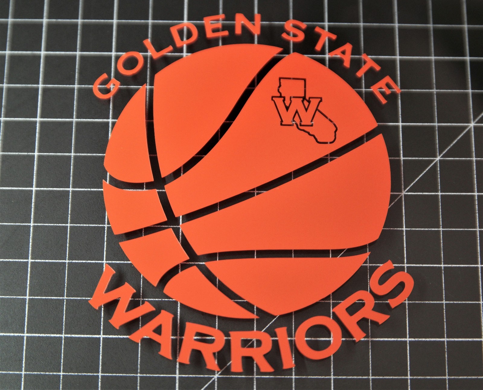 Golden State Basketball Inspired Unique Custom Design Premium Decal Sticker 6×6