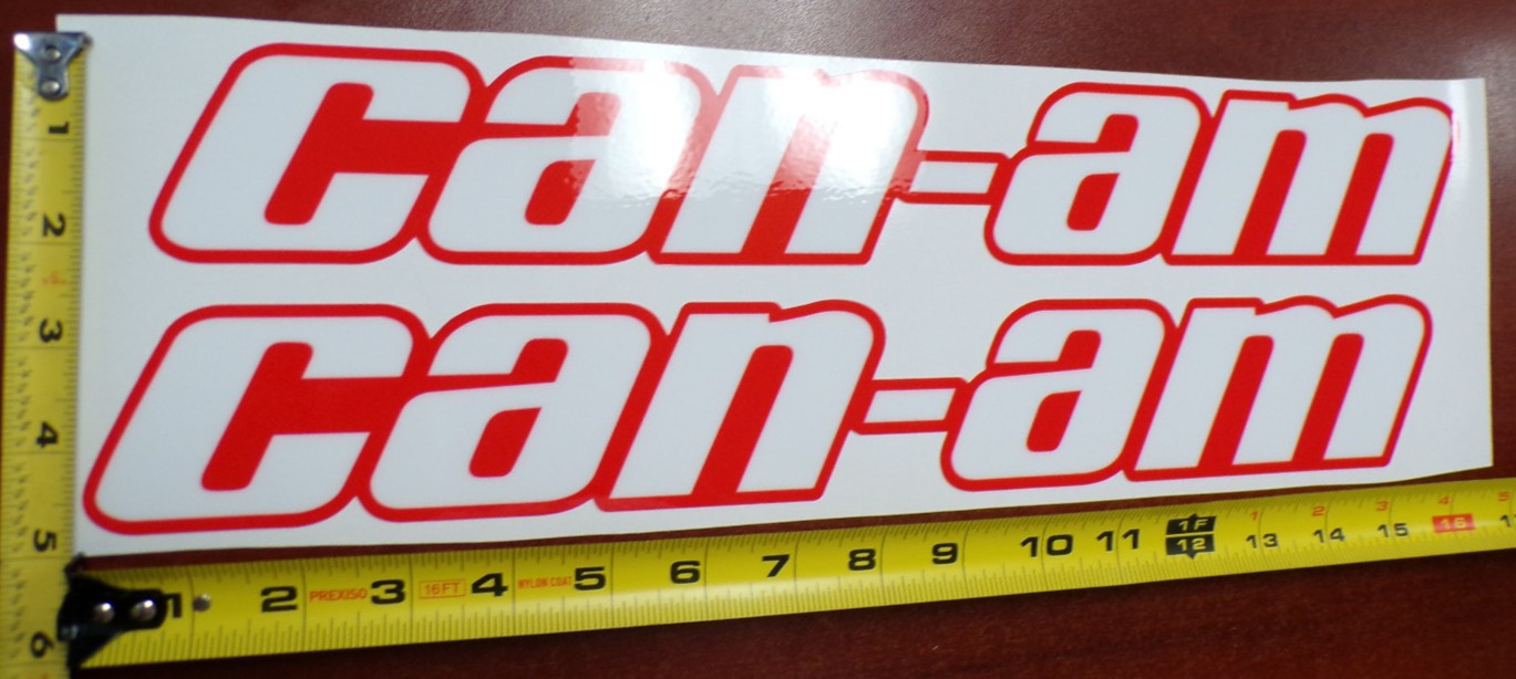 CAN-AM MAVERICK X3 R GRAPHIC DECAL STICKER USA MADE RED WHITE SOLID THICK