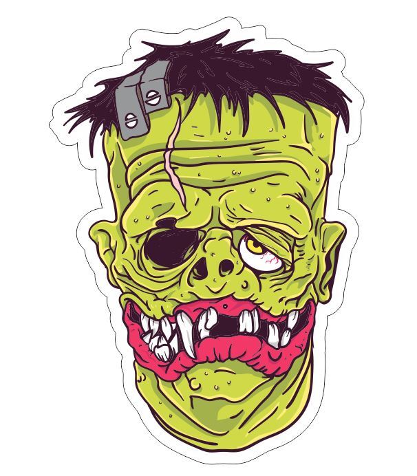Frankenstein Monster Sticker A03