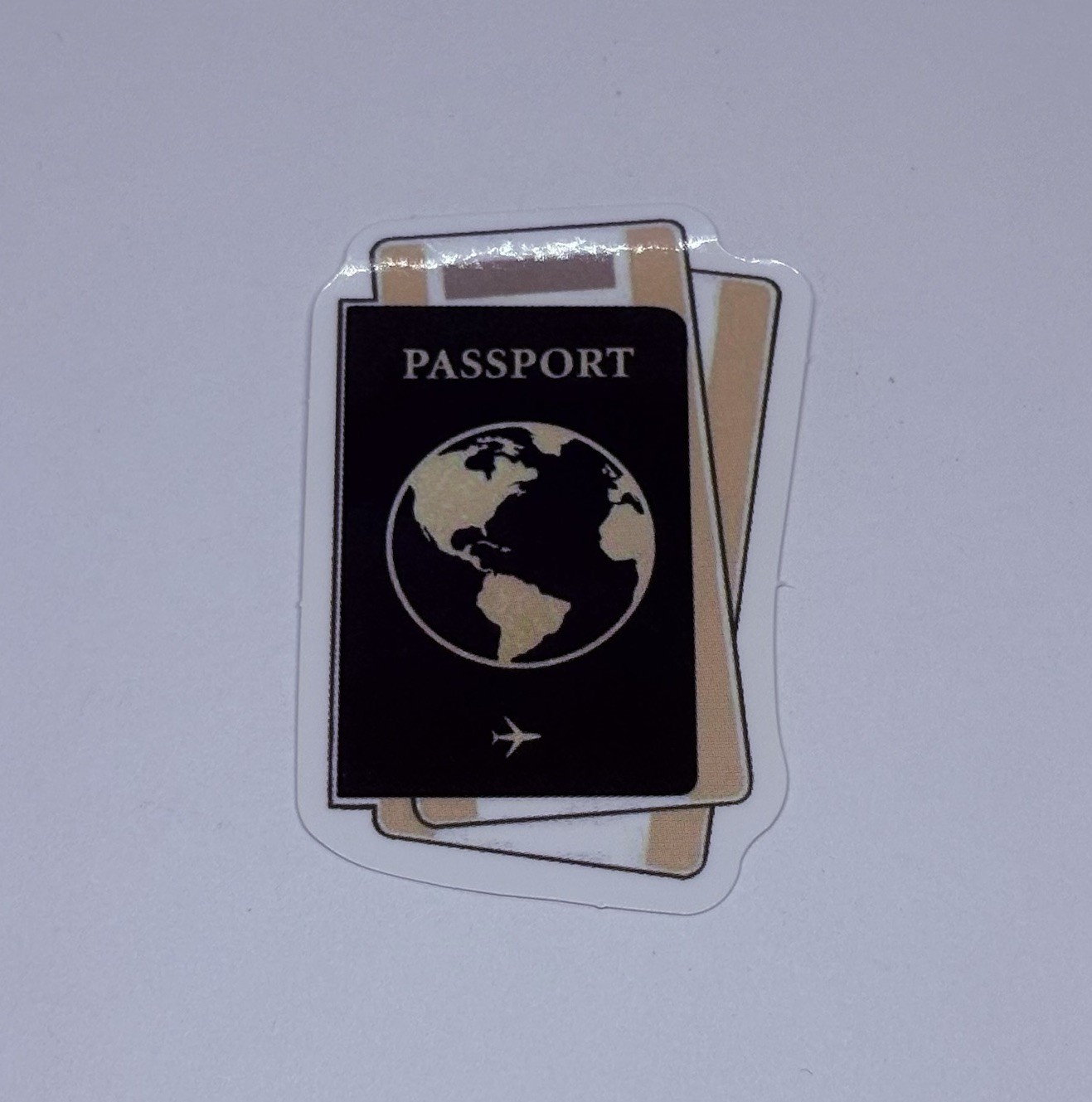 Novelty Passport Art Sticker City Travel Decal Vinyl Country Souvenir Tc9