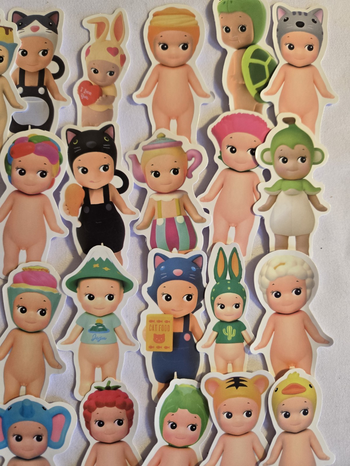 62 Pc Sonny Angel Stickers Cute Kawaii Decoration Waterproof Decals