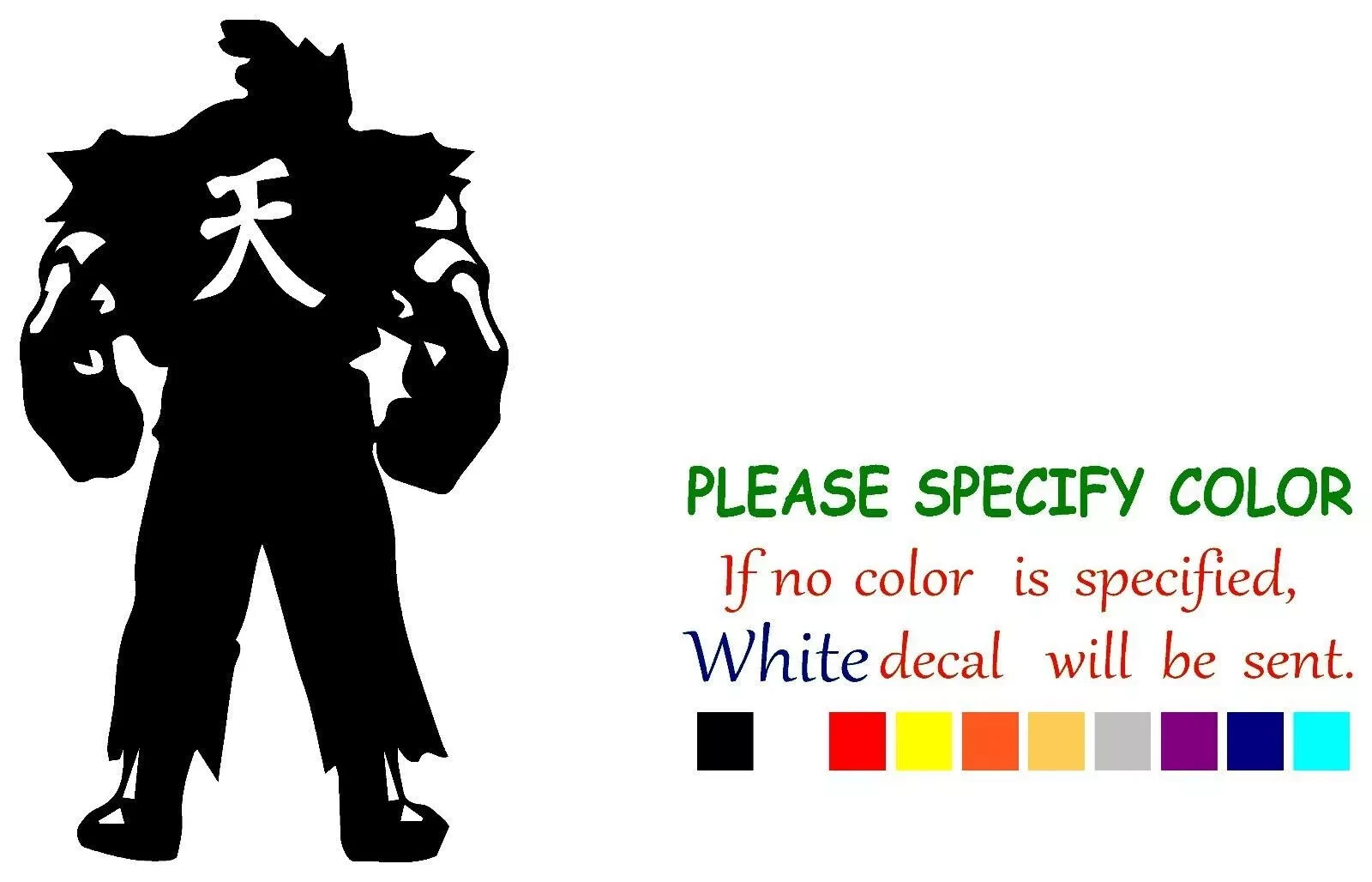 Street Fighter Akuma Vinyl Decal Sticker Car Truck Window Bumper Various sizes