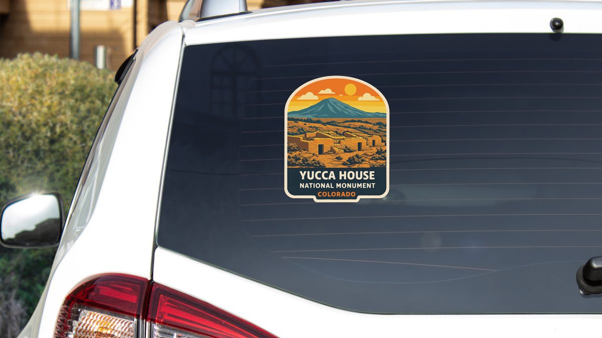 Yucca House Colorado Sticker Decal Vinyl Die-Cut US National Monuments Series