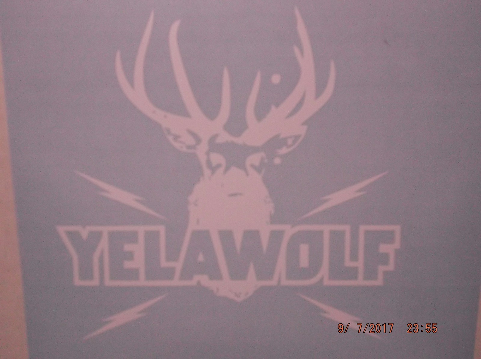 YELAWOLF BUCK Decal for Car, Truck, or Smooth Surface Approx 5" wide