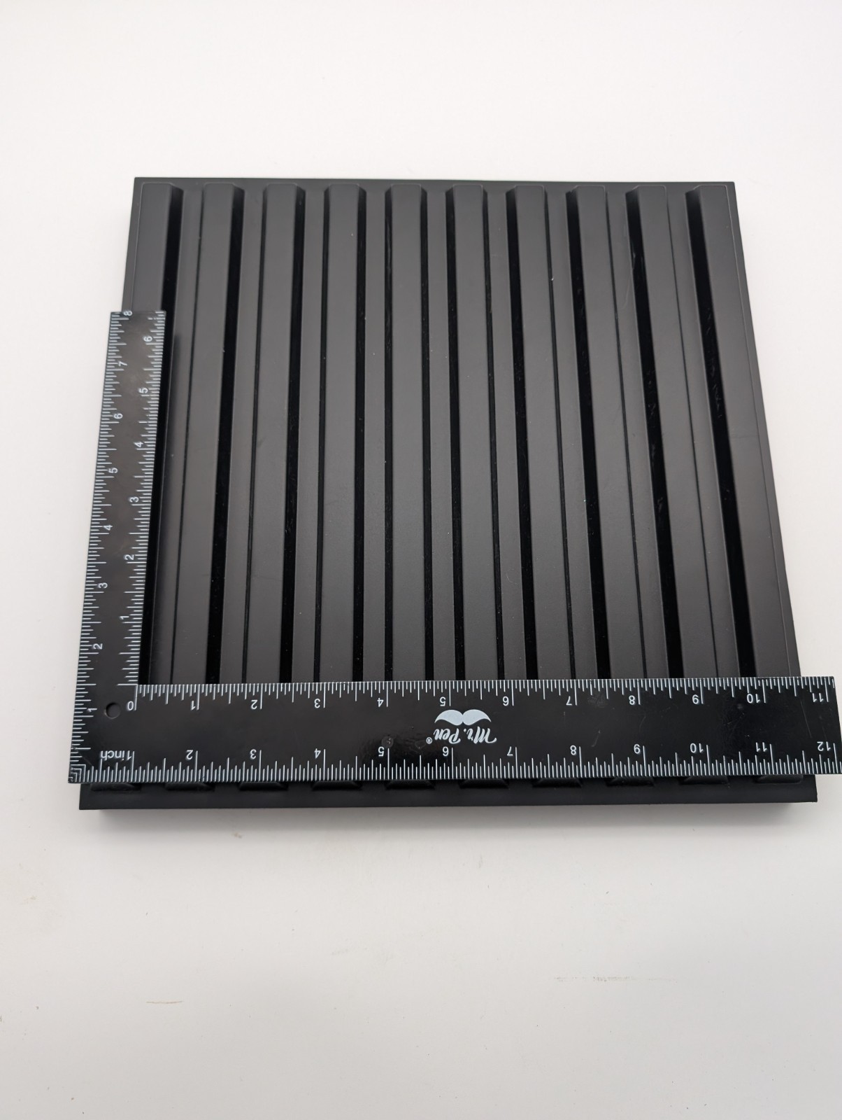 Nuanchu 12 Pcs 3D Slat Wall Panels, 12"x12" PVC Fluted Wall Paneling for…