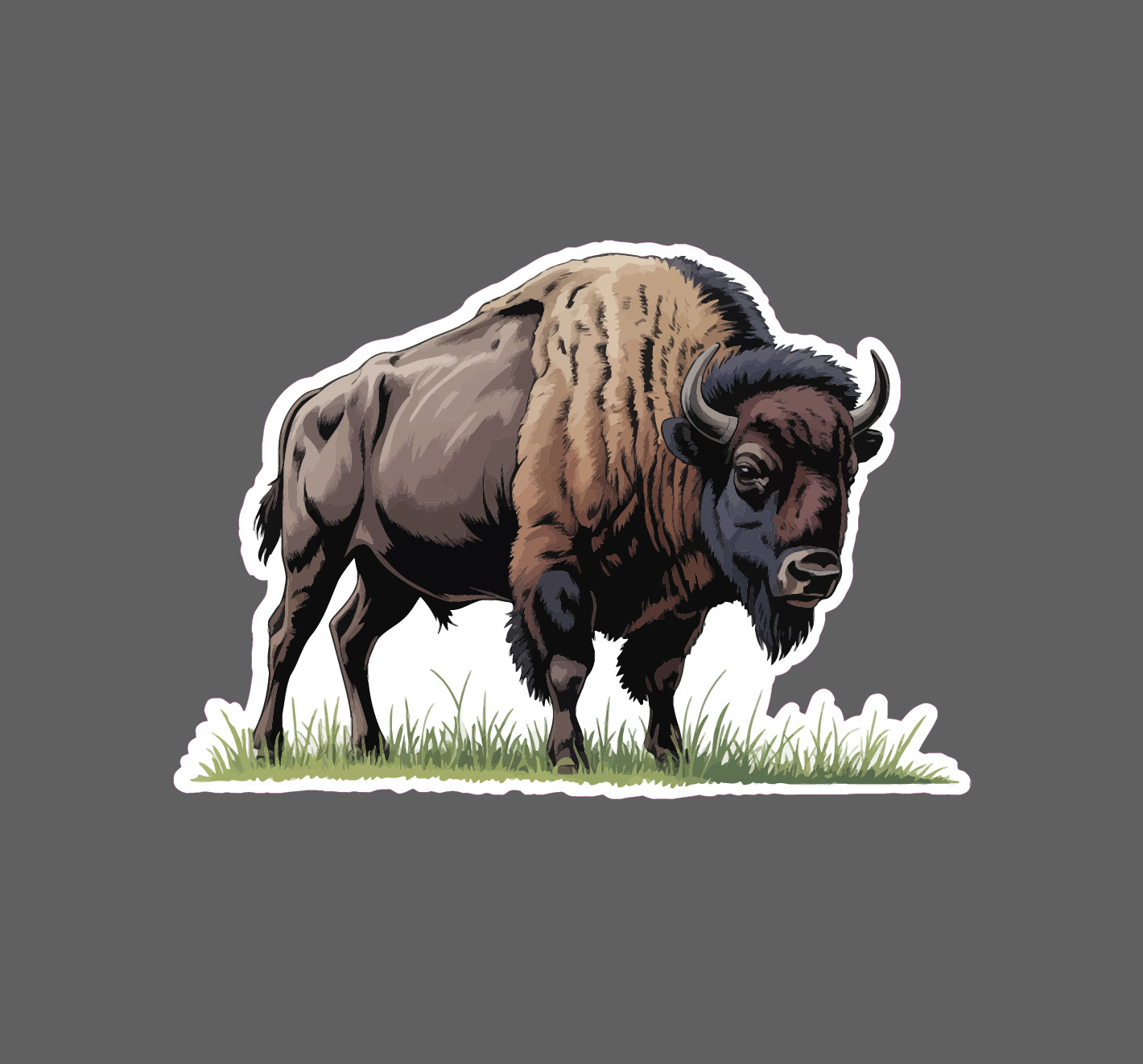 Bison Sticker Animal Wildlife Nature American Plains Gift Waterproof NEW
