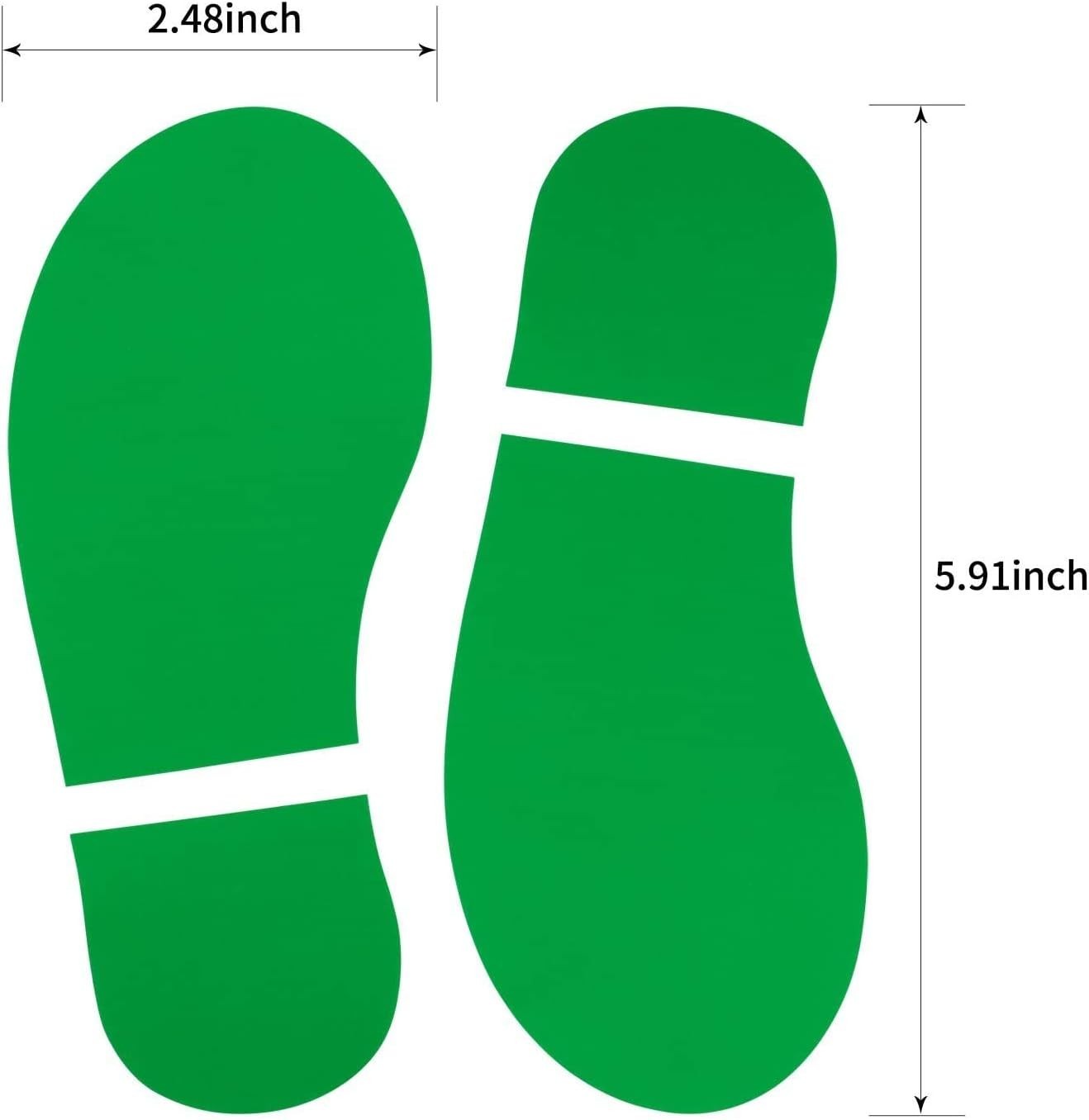 90 Decorative Footprint Stickers for Classroom and Festive Celebrations