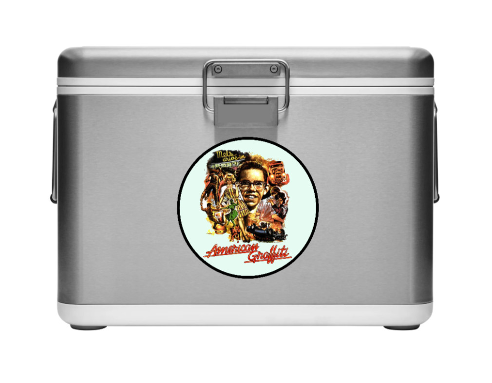 Movie – American Graffiti – 4" Vinyl Decal Handmade Vehicle Decor Laptop Cooler