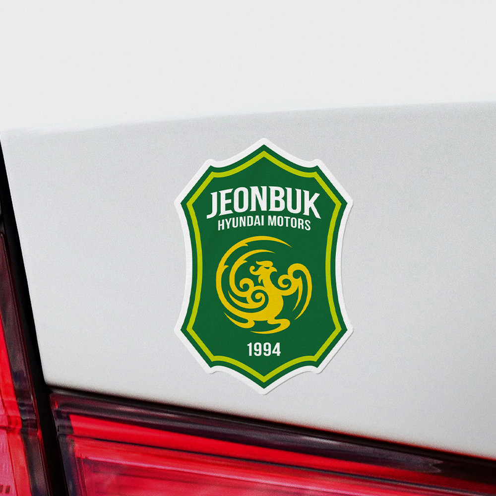 (4 Pack) Jeonbuk FC South Korea Vinyl Sticker Decal Football Soccer AFC