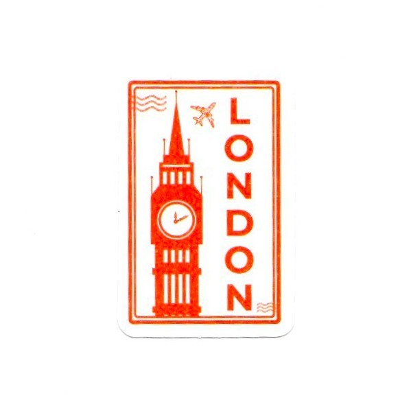 London Big Ben Vinyl Sticker England Travel Souvenir Laptop Graphic Gift Art