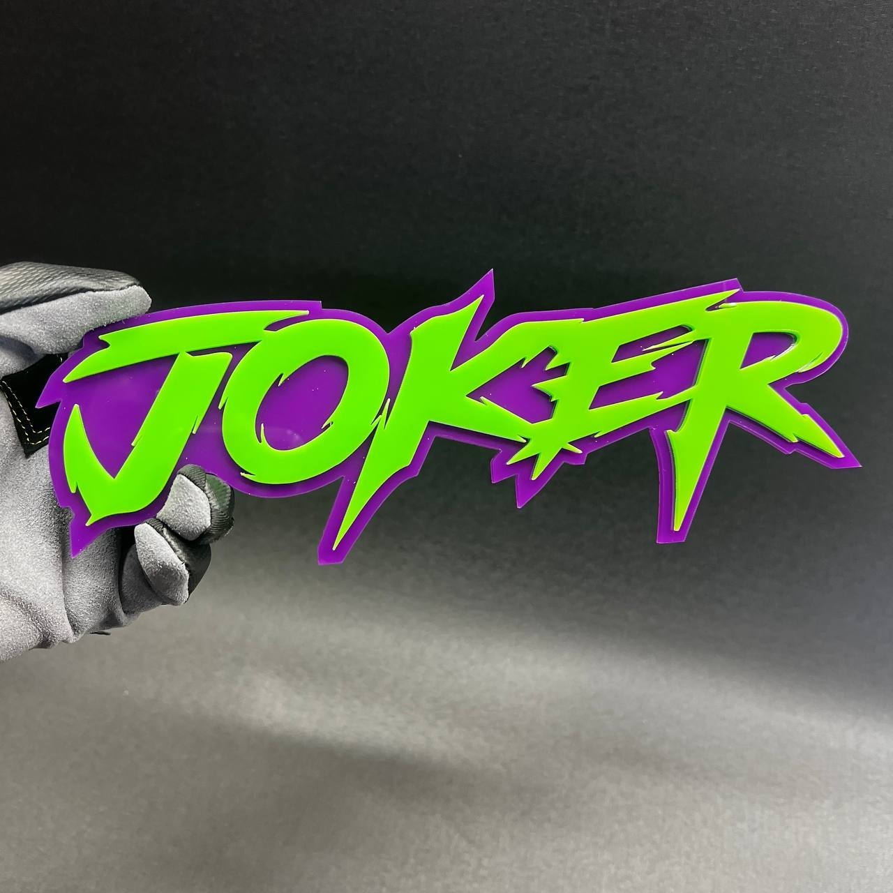 1PC JOKER Custom 3D Text Car Badge Fender Emblem Tailgate Toolbox Decal