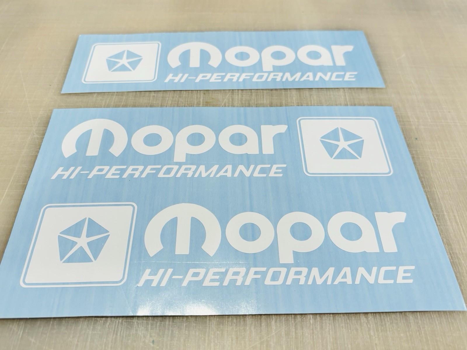 TWO PORSCHE Die Cut Vinyl Decals Fits 944 911 German Luxury Sports Car Carrera