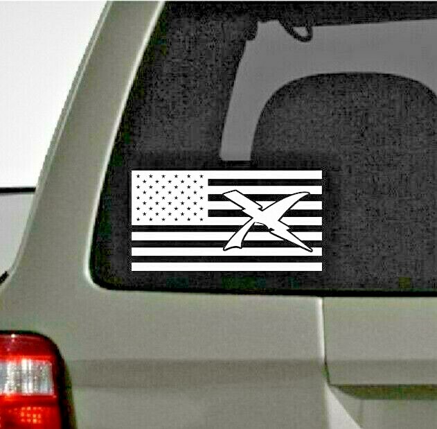 CRYPTOLOGIC TECHNICIAN CT w/ USA Flag Vinyl Decal Sticker U.S. NAVY