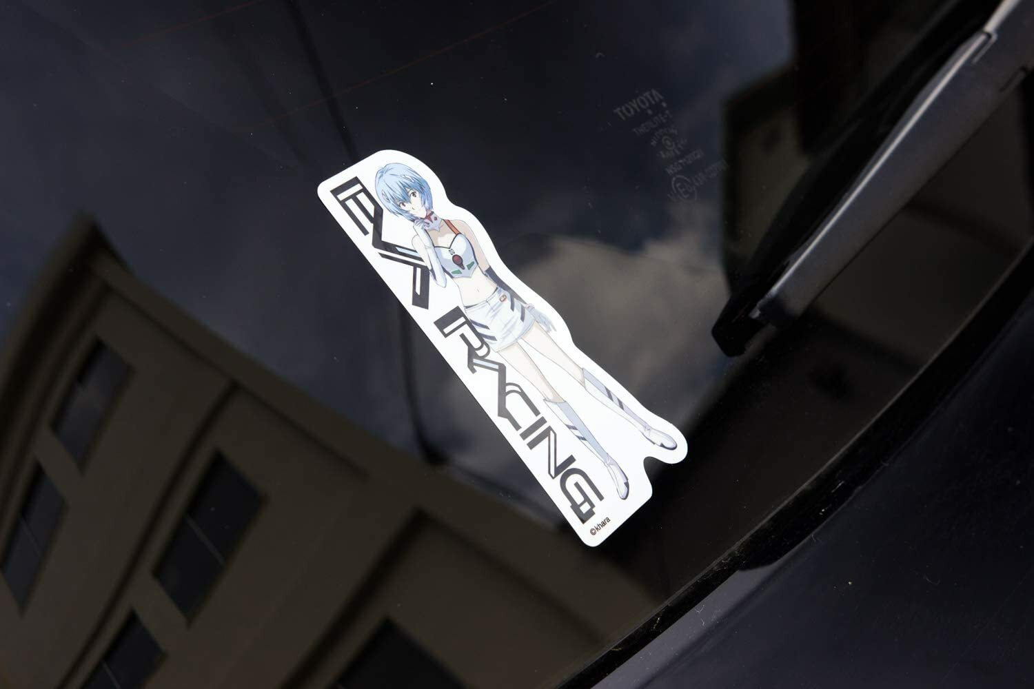 Evangelion Sticker Rei Ayanami Race Queen W51mm x H100mm from Japan 3742