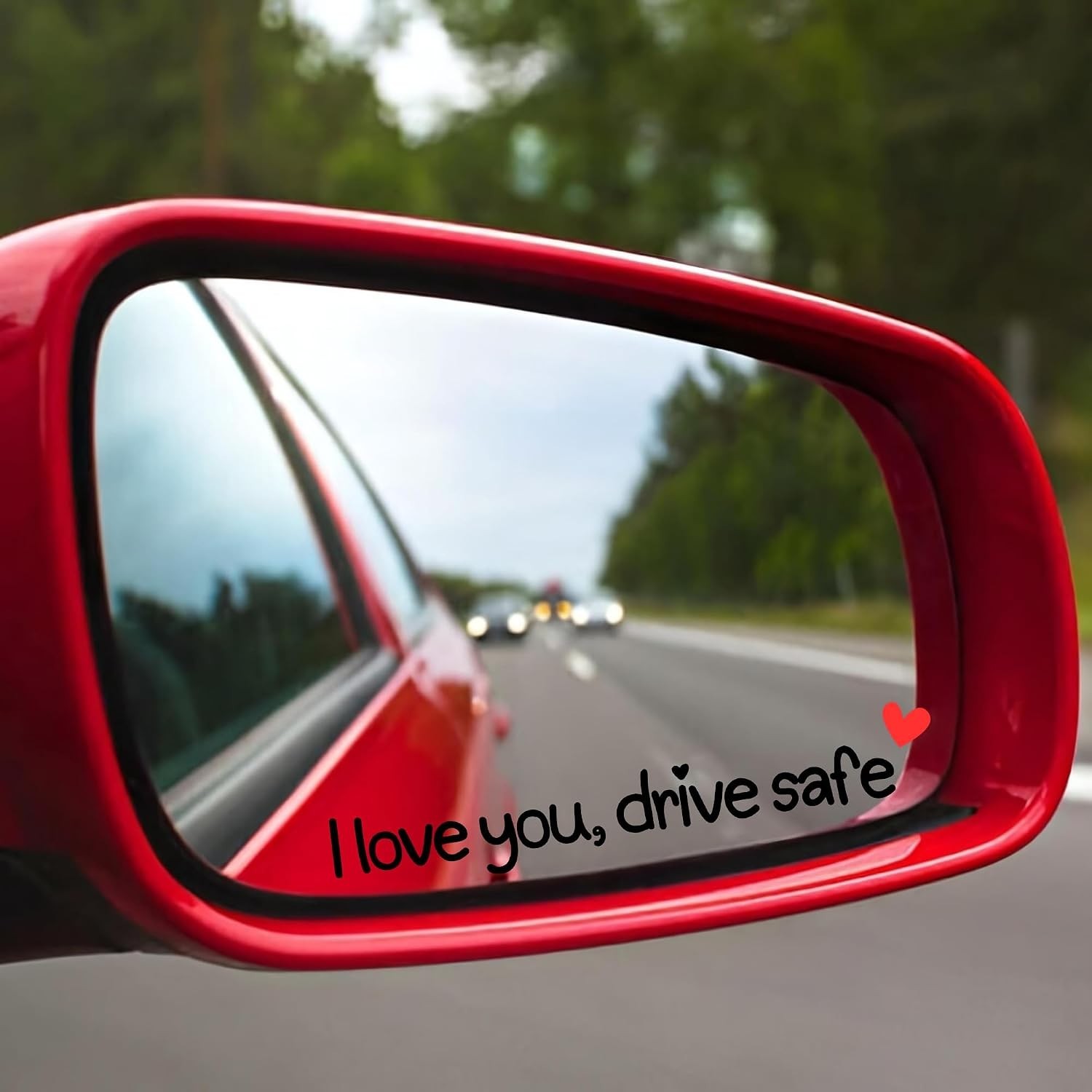 3X I Love You Drive Safe Mirror Sticker, Cute Car Stickers for Womens, Car De…