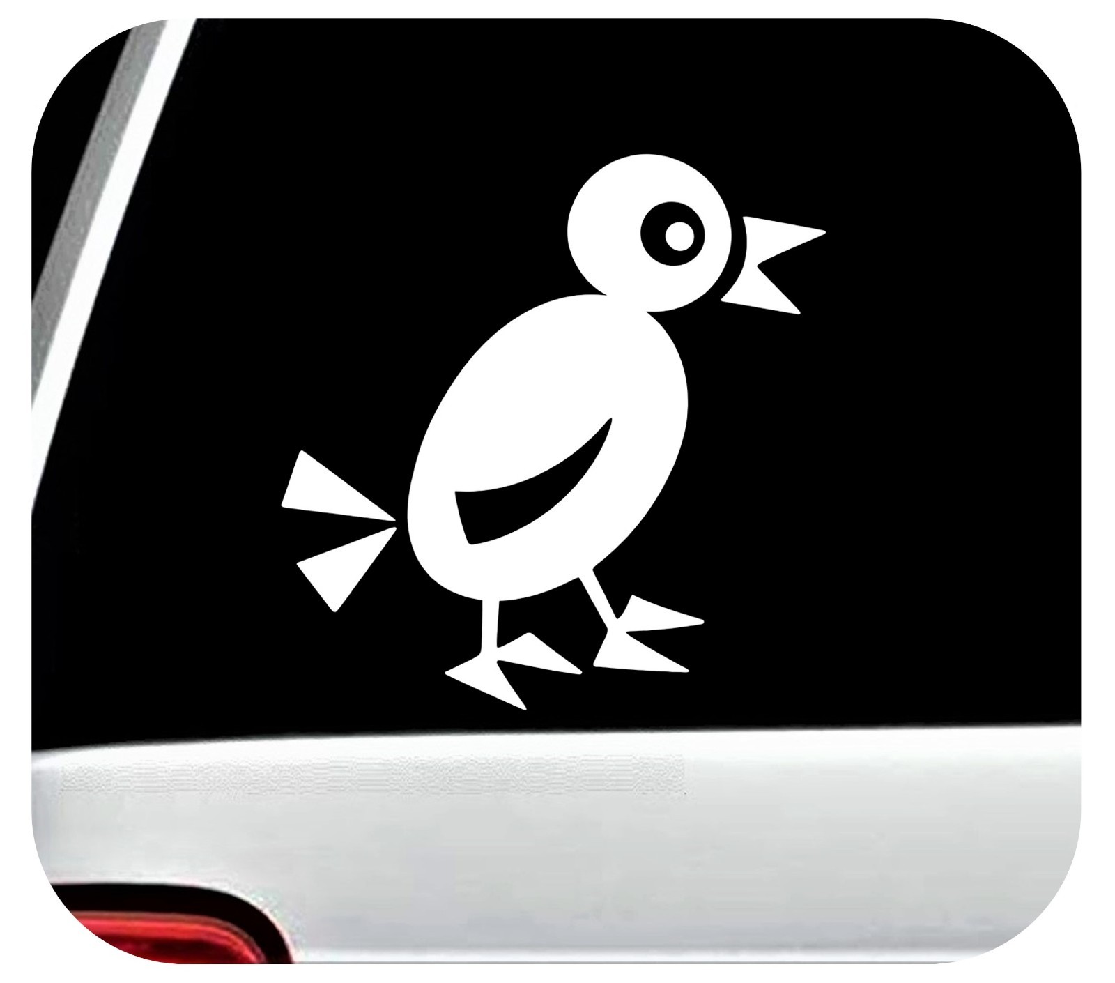 Chirpy Bird Angry Bird Decal Sticker Car Window Choose Size & Color BG3012