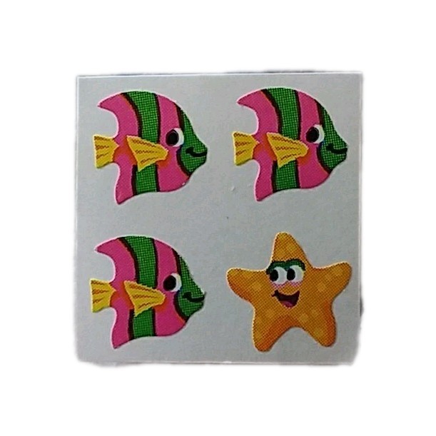 Small Fish And Starfish Sticker