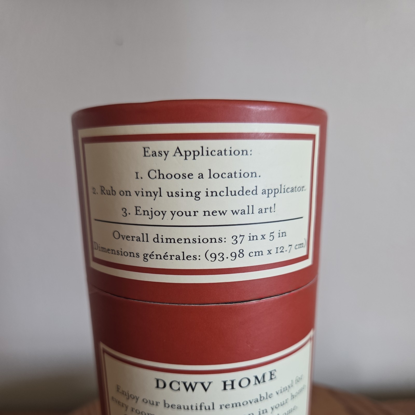 DCWV Home Removable Vinyl Wall Lettering NIB Once upon A Wall