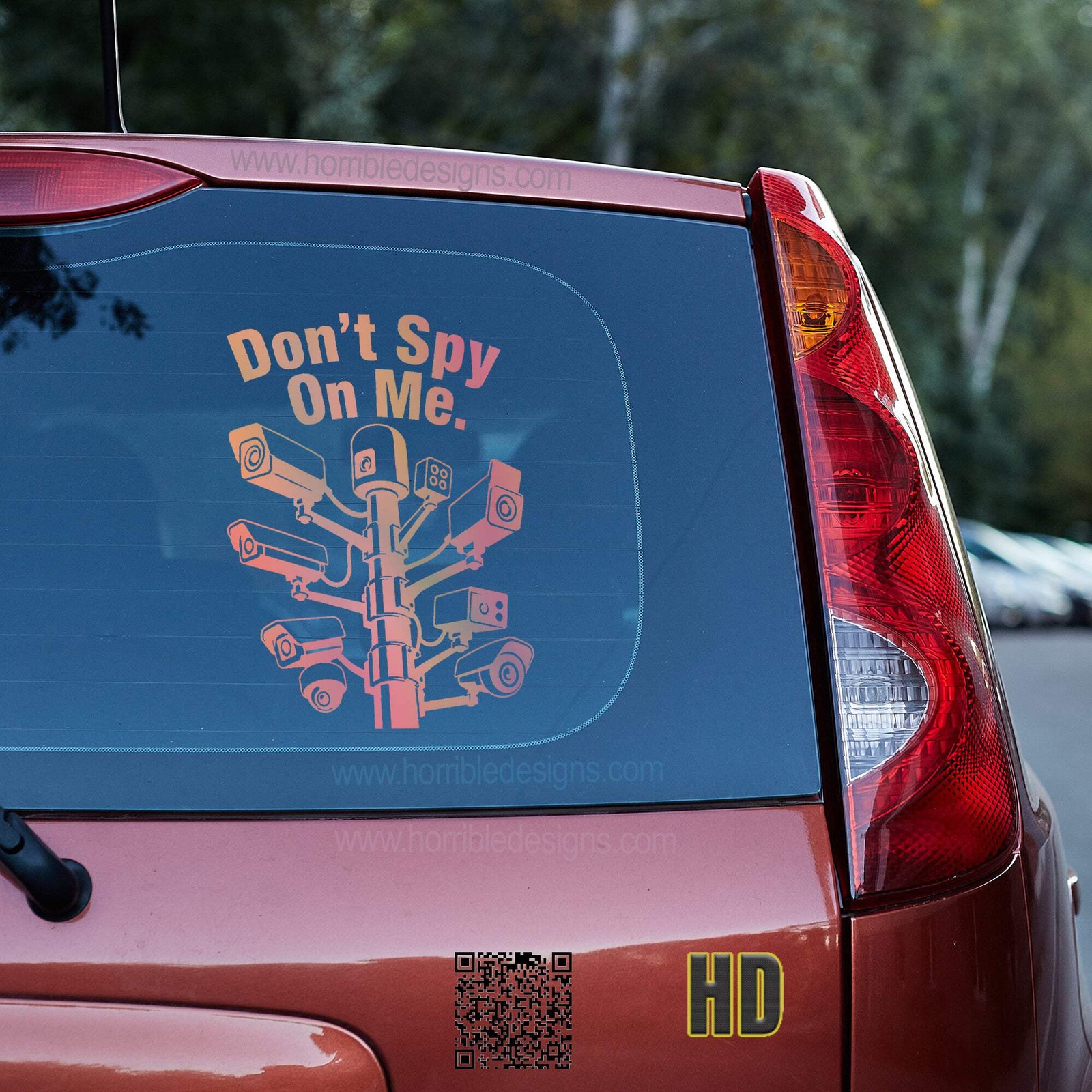 Don't Spy On Me Vinyl decal car truck window van liberty first 4th amendment