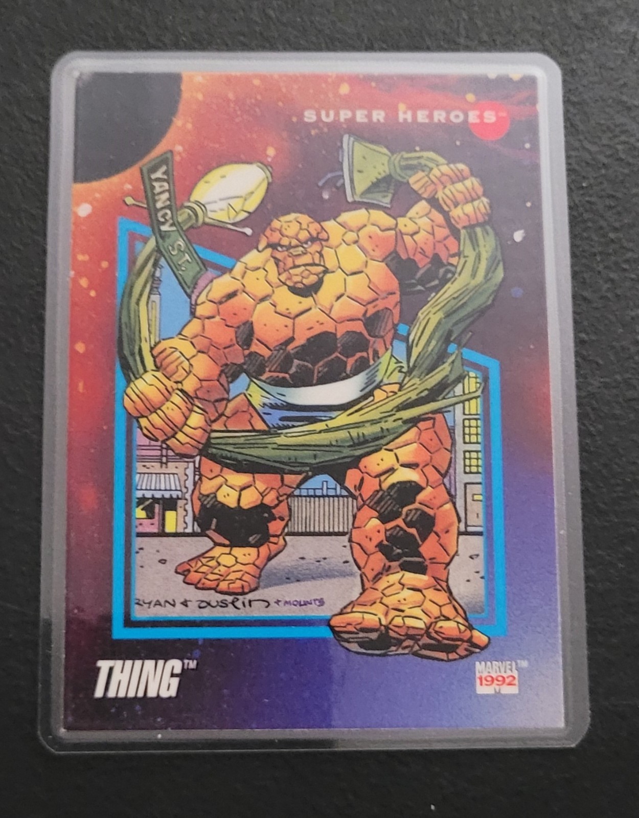 Impel Marvel Universe Superheroes Fridge/Locker/Cabinet Laminated Magnet 1990's