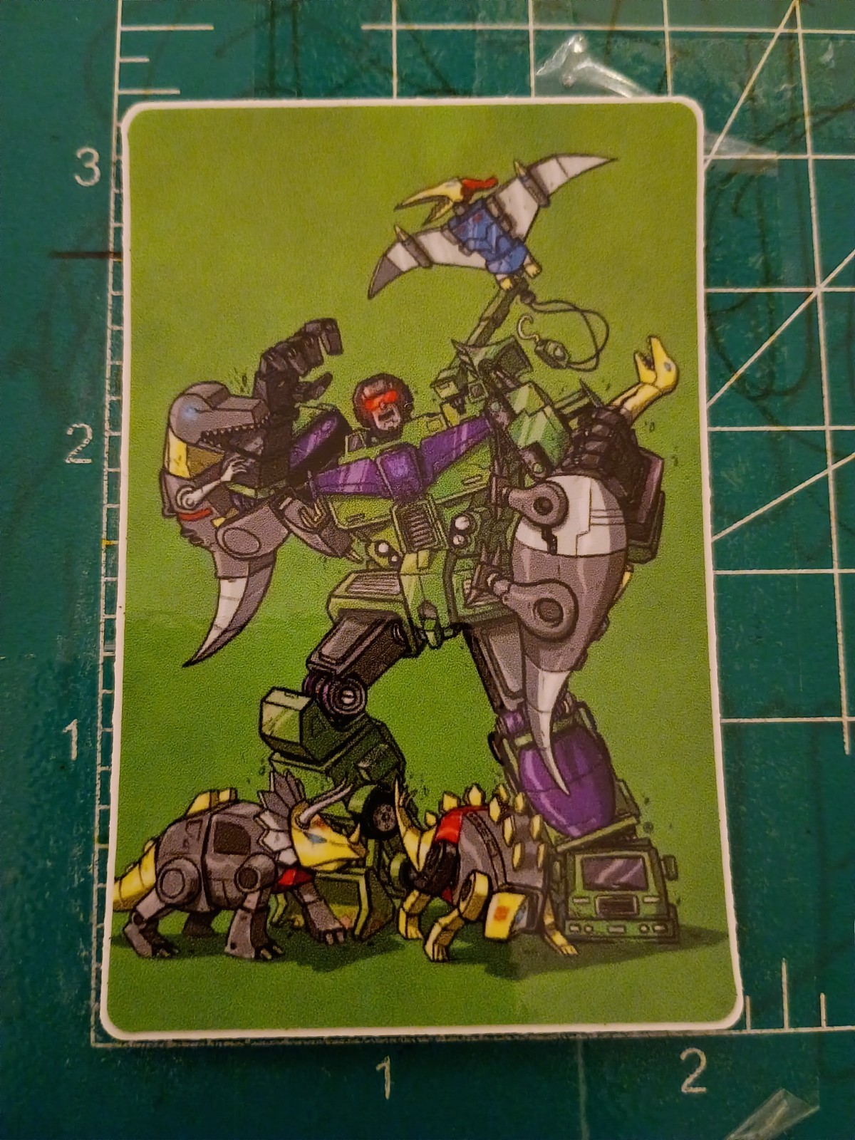 TRANSFORMERS X DEVESTATOR VS DINOBOTS X VYNIL STICKER