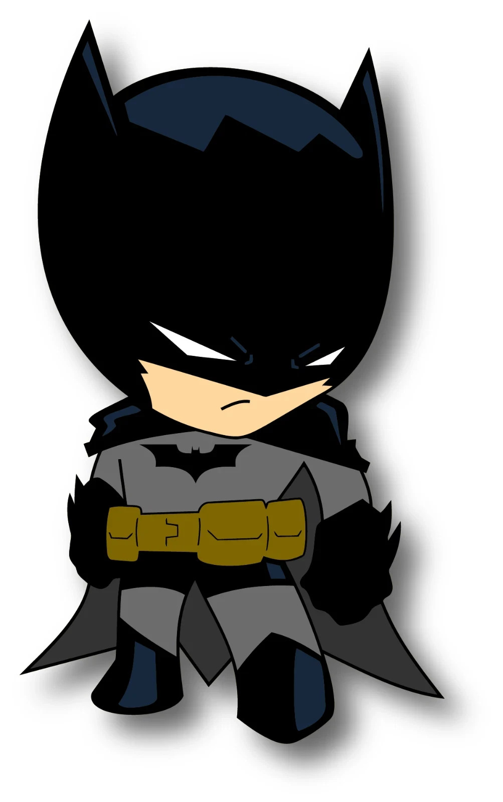 MINI BATMAN LOGO DECAL 3M STICKER DIECUT VINYL COMIC DARK KNIGHT COLORED MADE US