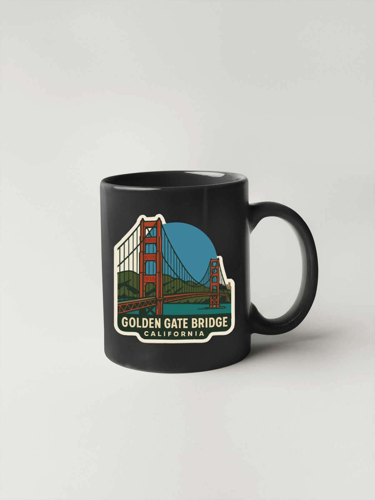 Golden Gate Bridge California Sticker Decal Vinyl Die-Cut Symbolic Landmark