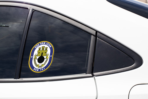 SSN-751 USS San Juan Badge Sticker Decal