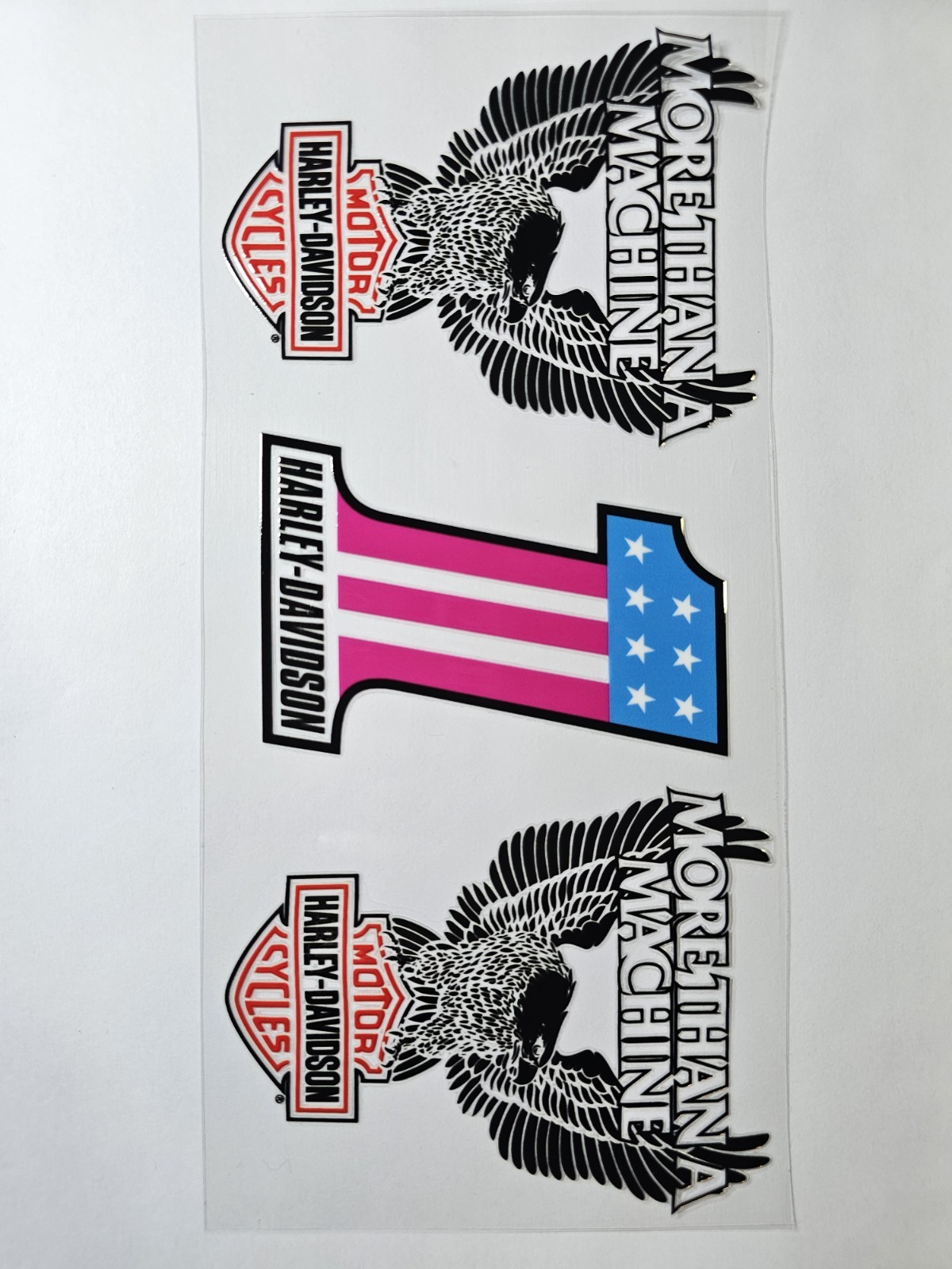 Harley UV DTF Transfer Sticker Wrap Tumbler UVDTF BUY 10+ GET COMBINED SHIP