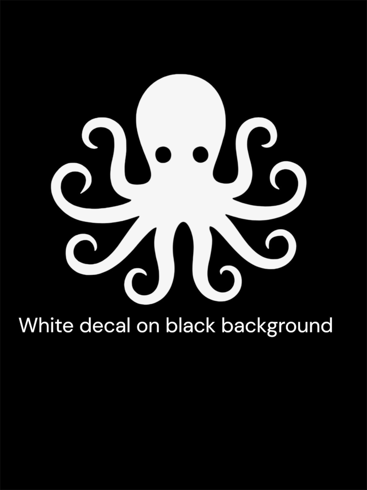 Octopus Decal for car Windows Laptops most Smooth Surfaces
