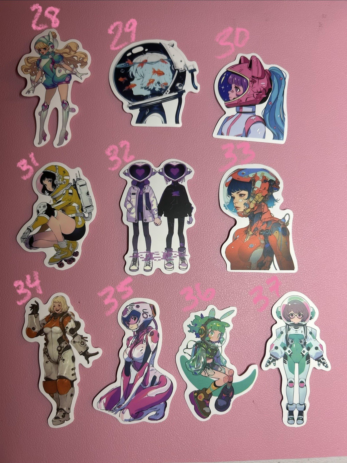 Princess Peach, Sailor Moon And More Anime Stickers